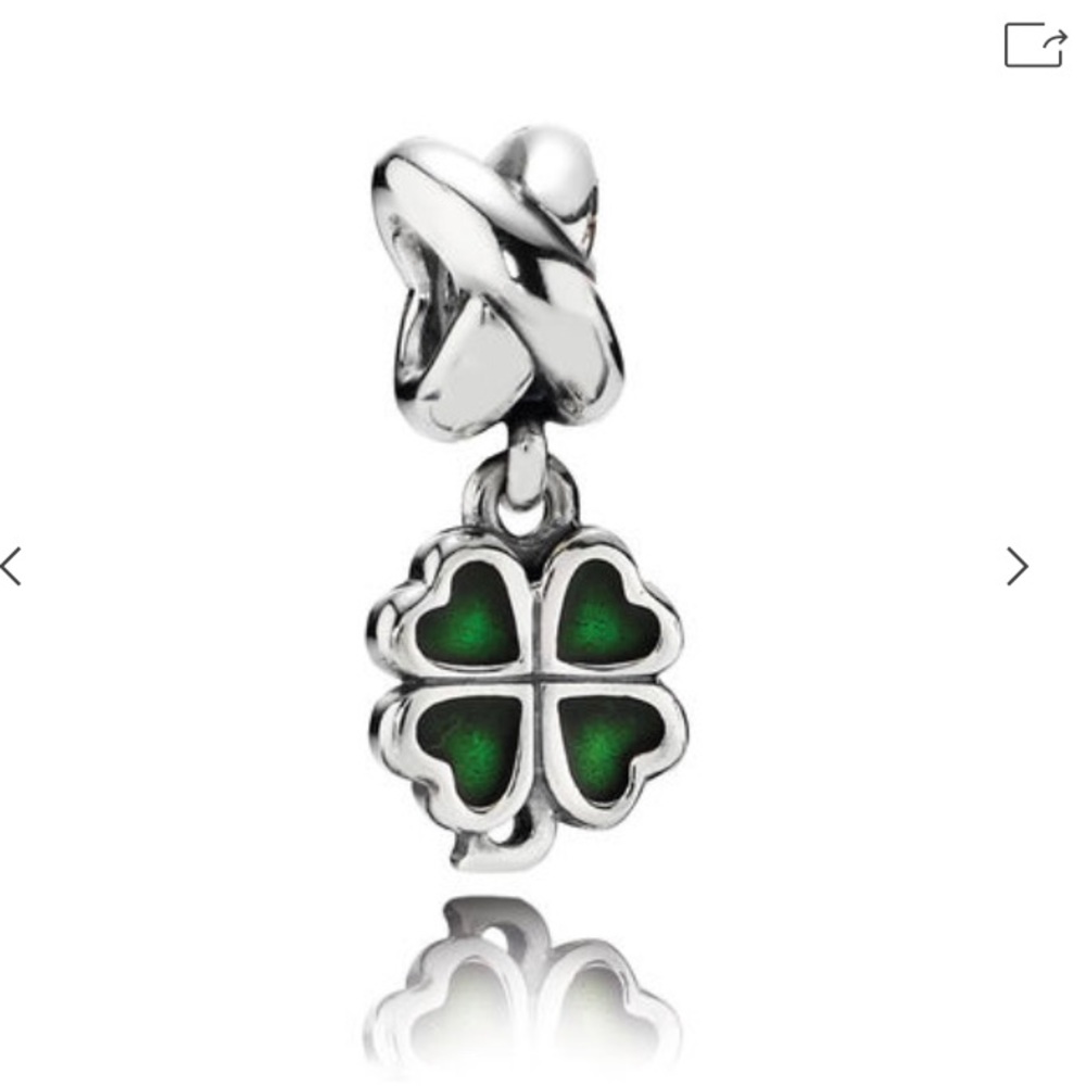 Four Leaf Clover Pandora Charm